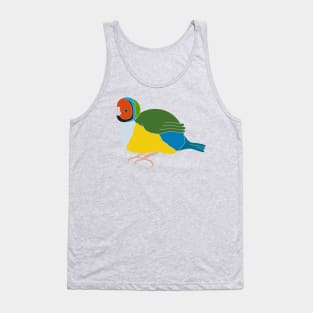 cute fat colorful finches illustrations Tank Top